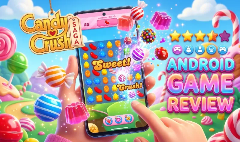 Candy Crush Saga Android Game Review: Gameplay, Levels, and Verdict