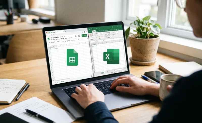 How to create google sheet in excel