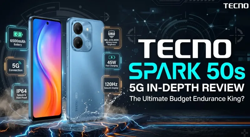 Tecno Spark 50s Mobile Review: The 6,500mAh Budget Monster Put to the Test