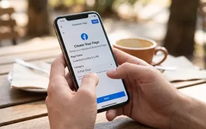 How to create facebook page on mobile